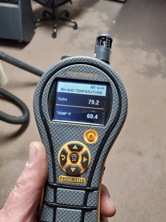 Moisture meter humidity assessment for Fire & Smoke Damage Restoration in Keyport